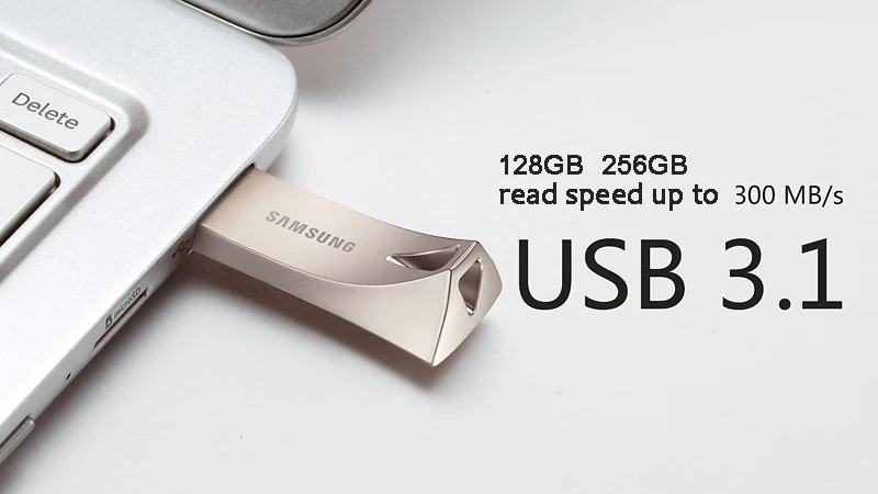 Samsung USB флэш-накопитель 200 МБ/с./с 32 Гб 64 Гб Флешка 300 МБ/с./с 128 ГБ 256 ГБ флэш-накопитель металлический флеш-накопитель Мода micro USB3.1