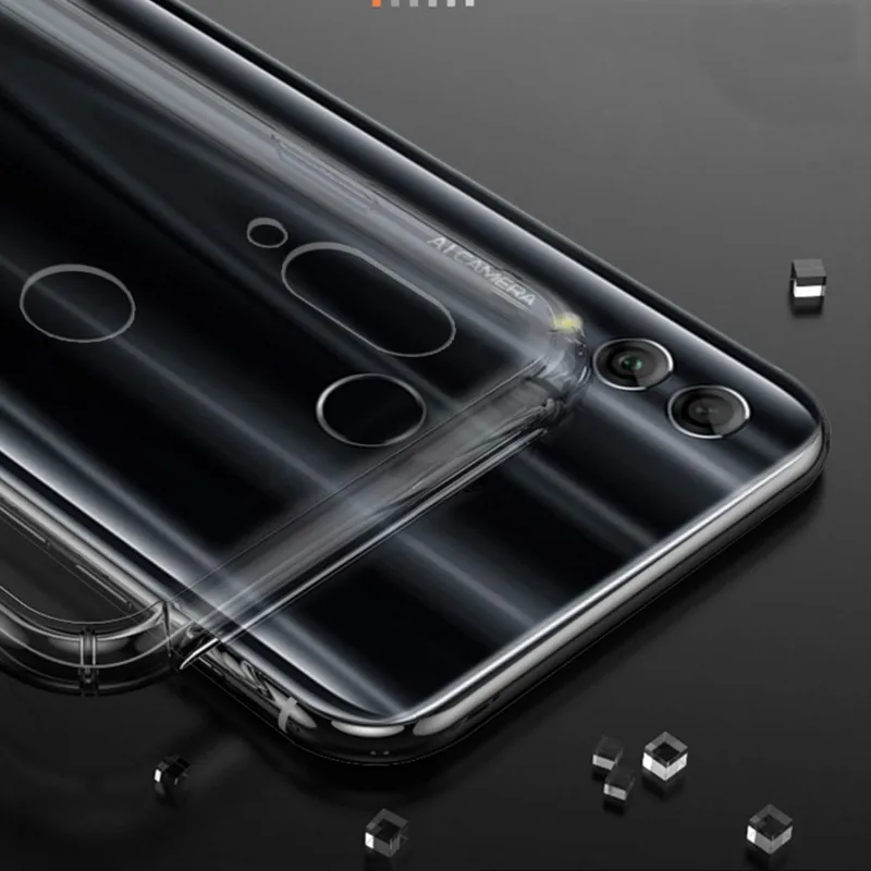 Crystal Clear Case for Huawei P Smart 2019 Cover Soft Flexible Silicone TPU Anti Collision Bumper Case for Huawei Honor 10 Lite (9)