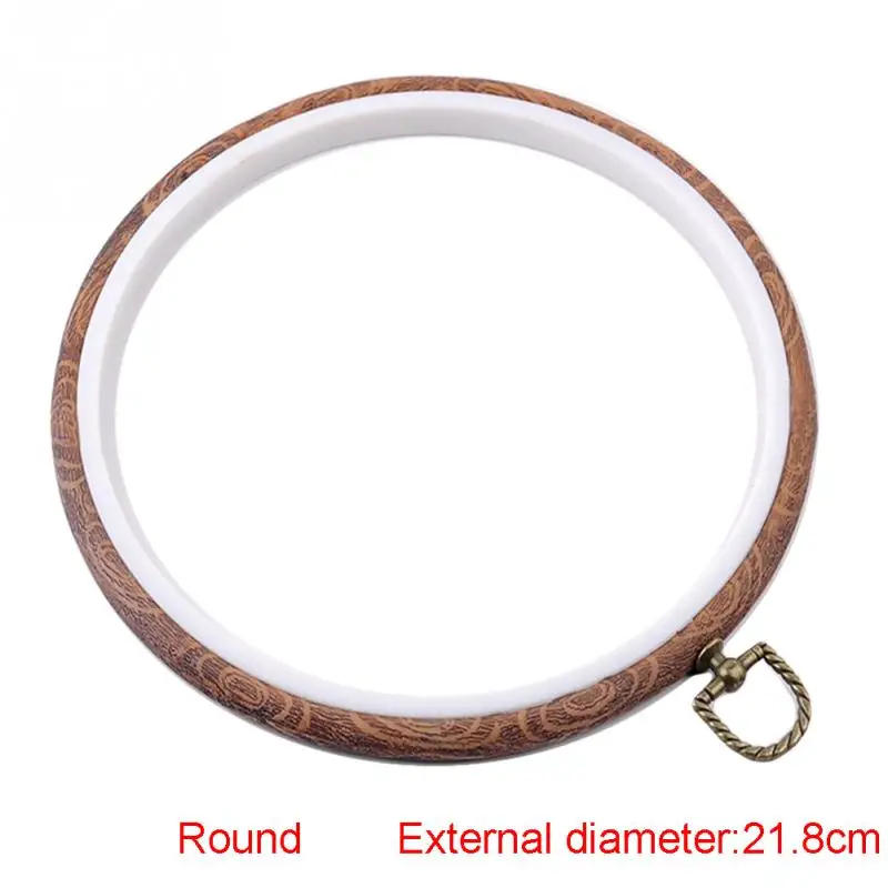 round 21.8cm 13-27 см устройство для вышивки крестом бамбуковая рамка для вышивки кольца круглые ручные DIY Инструменты для домашнего шитья - Цвет: round 21.8cm