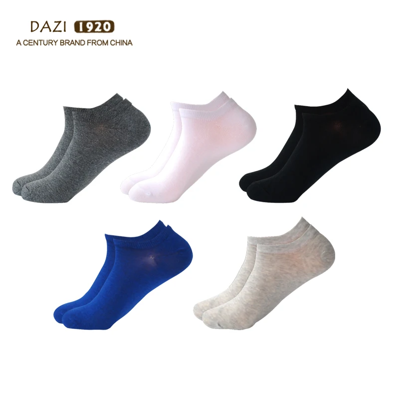 5Pairs Men Cotton White Socks DAZI New Arrival Casual Summer Ankle Mesh Thin Breathable Free Shipping | Мужская одежда
