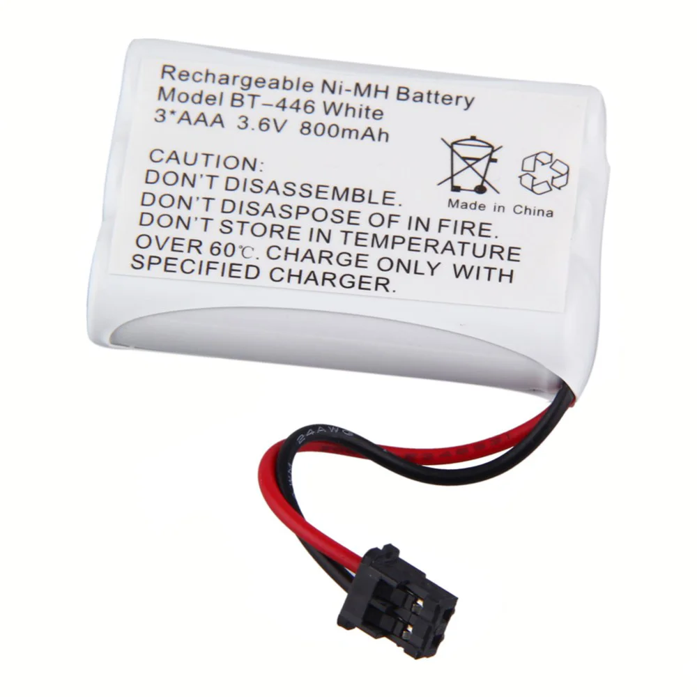 PALO 1PCS White rechargebable ni mh cordless phone battery model BT 446