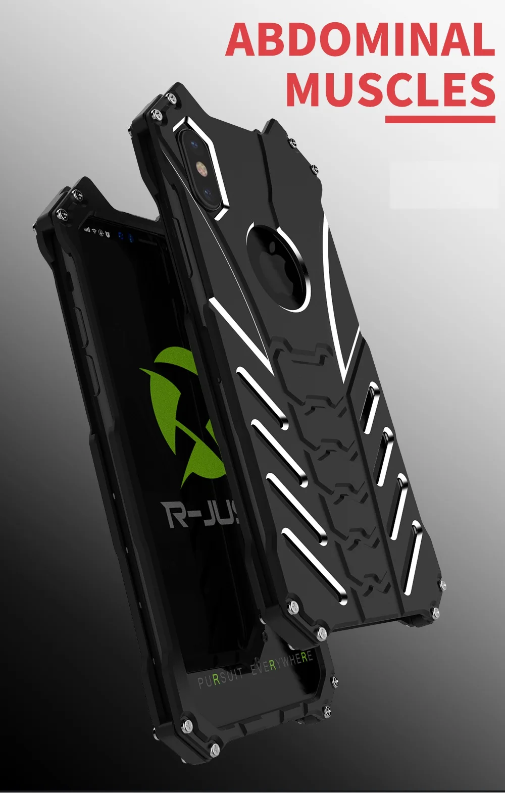 Case do Telefone para Apple Liga de Alumínio Capa para Iphone R-apenas Iphone Capa Armadura Metal Capinhas Coque xs Max xr Cases x 10 11 Telefonia e Comunicação