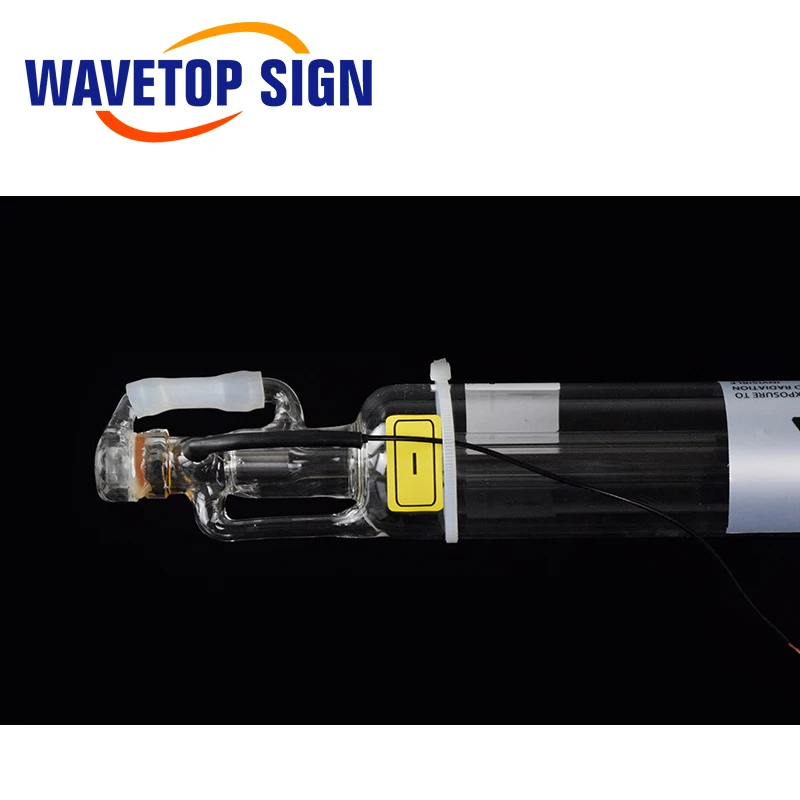 WaveTopSign Co2 Glass Laser Tube 700MM 40W Glass Laser Lamp for CO2 Laser Engraving Cutting Machine