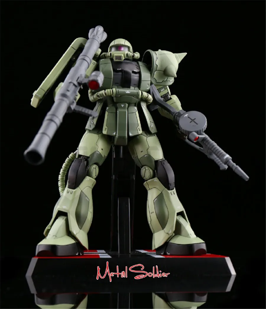 Comic Club MS металлический солдат MB 1/100 металлическая сборка gundam green zaku II сплав робот Высокое качество фигурка