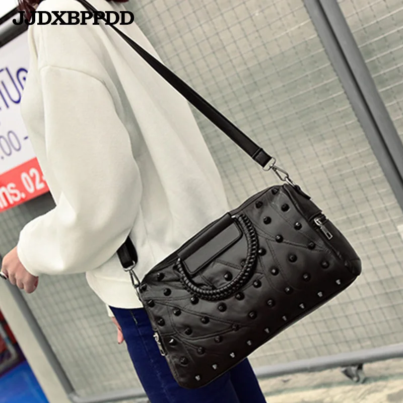 JJDXBPPDD женские сумки Брендовые женские сумки через плечо модная маленькая сумка на плечо для девочек-подростков черная сумка через плечо