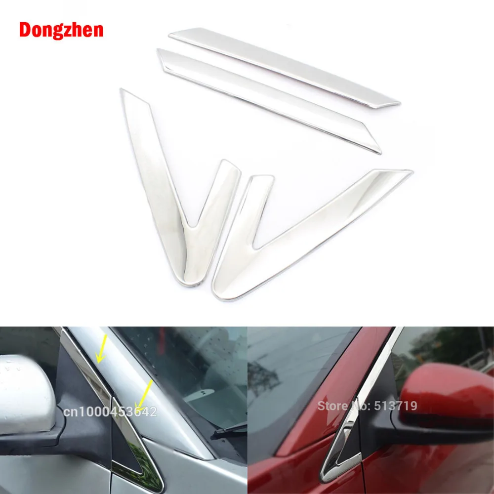

Dongzhen 4pcs Car Styling Front Window Triangle Sill Trim Chrome for Chevrolet Cruze 2009-2014 Auto Decorative Protection