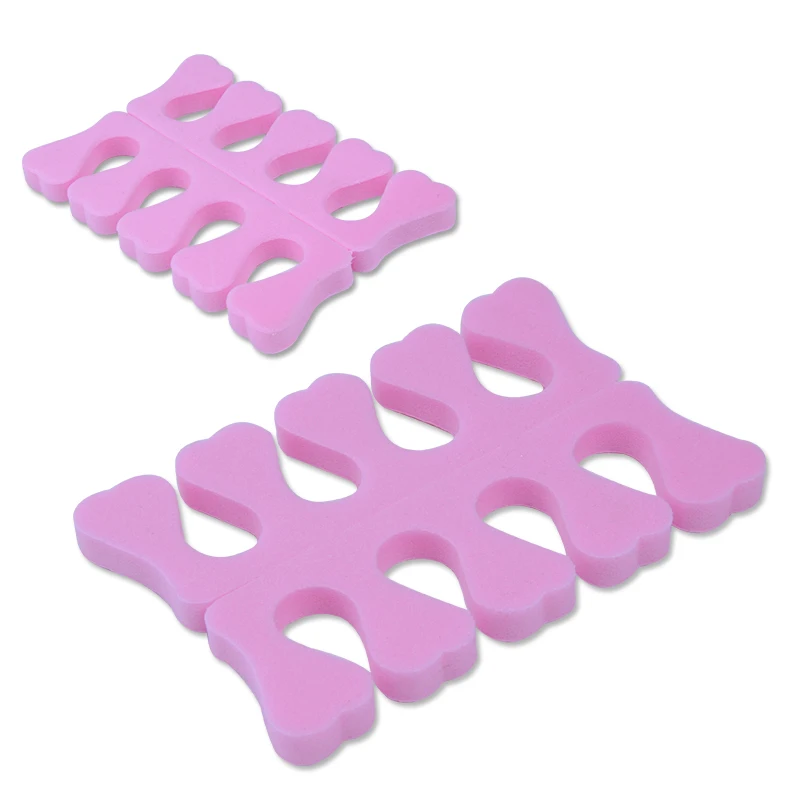 

HNM 2pcs Nail Art Sponge Toe Separators Orthedontic Straightening Finger Feet Care Separator Nail Art Tools