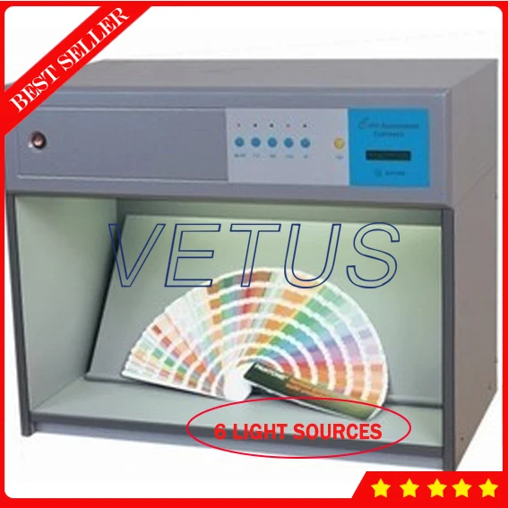 

Color box with color matching light box D65 TL84 UV F CWF U30 6 light sources