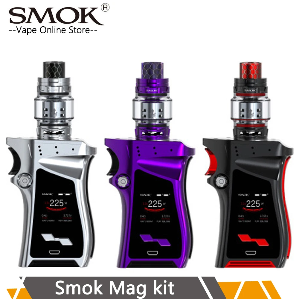 Original SMOK MAG KIT MAG 225W Box Mod With TFV12 Prince Tank 8ml Atomizer Vaporizer Vape Kit Electronic Cigarette Kit Original SMOK MAG KIT MAG 225W Box Mod With TFV12 Prince Tank 8ml Atomizer Vaporizer Vape Kit Electronic Cigarette Kit