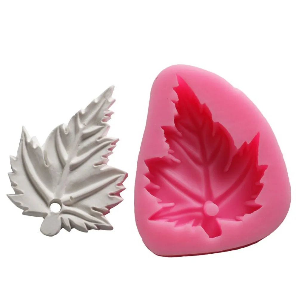 Maple Leaf Shape Silicone Cake Mold,Kitchen Baking Mold For Chocolate Pastry Candy,Bakeware Fondant Decorating Tools Accessories