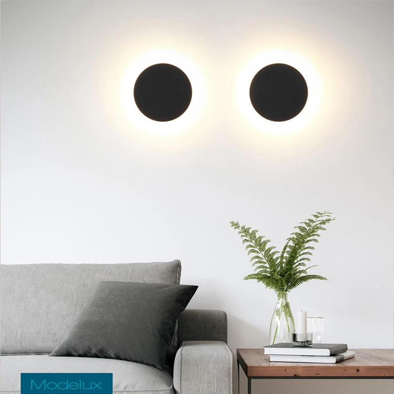 Goede Koop Moderne LED Wandlampen Creatieve Ronde Wandlamp Luxe Villa