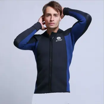 

Hot! Dive&Sail 3MM Neoprene Long Sleeved Jumpsuit For Men Wetsuit Scuba Dive Jacket Wet Suit Top Winter Swim Warm Surf Upstream