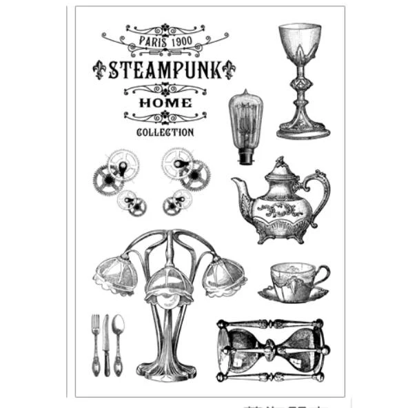 

ZFPARTY Home Collection Transparent Clear Silicone Stamp/Seal for DIY scrapbooking/photo album Decorative card making