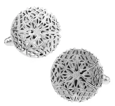 

Мужские украшения, функциональные запонки, оптовая продажа, разноцветный медный круглый полый Держатель для фото, лучший подарок для мужчин