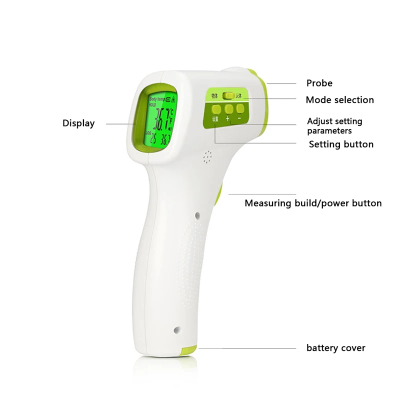 Детские и взрослые цифровые термометры инфракрасный Лоб тела термометр бесконтактный прибор измерения температуры