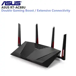 ASUS RT-AC88U беспроводной маршрутизатор MIMO технология Двухдиапазонная сеть Wi Fi ретранслятор 1800 Мбит/с Поддержка VPN IEEE 802.11n/g/b/a