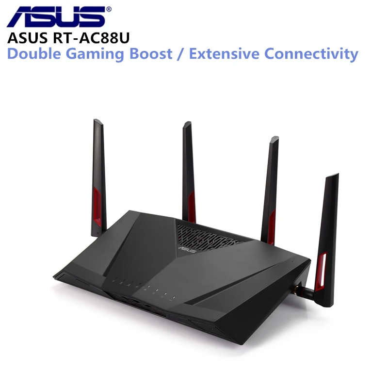 

ASUS RT-AC88U Wireless Router MIMO Technology Dual Band Network WiFi Repeater 1800Mbps Support VPN IEEE 802.11n/g/b/a