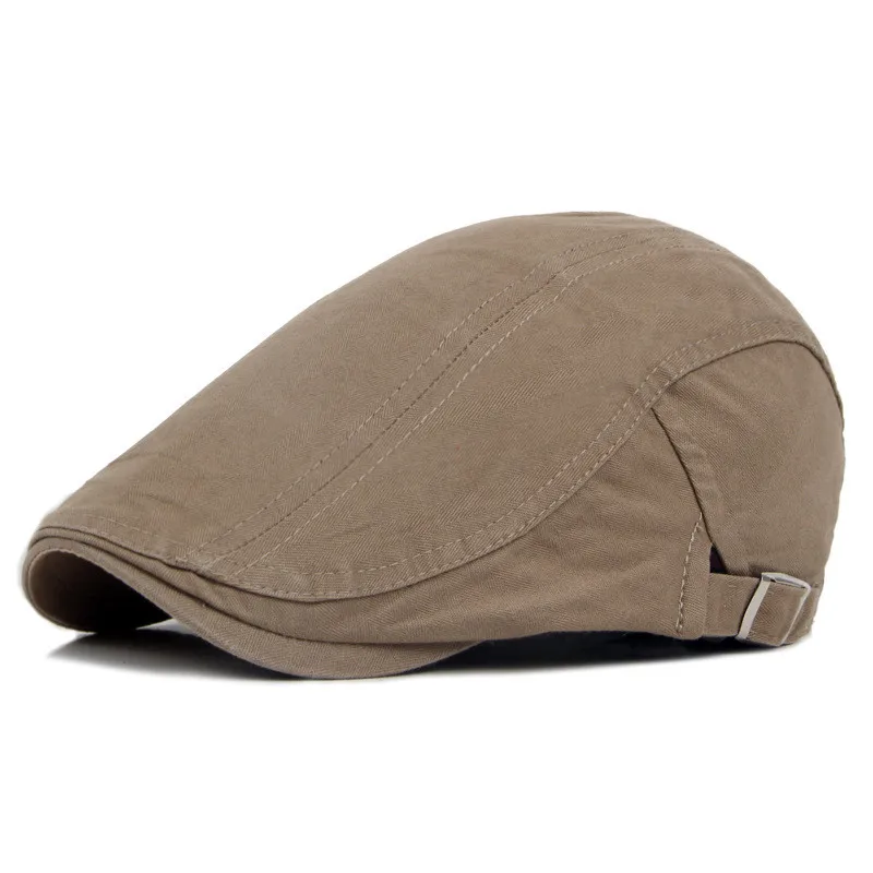 

Men/Womens Fashion Solid Berets Summer Breathable Newsboy Caps Gatsby Hats Ivy Golf Flat Cabbie Simple Cap