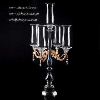 

Crystal Candelabra Made Of Many K9 Crystal Balls For Wedding Centerpiece, Folwer Stand For Wedding Decor,Bridal Table Flower.