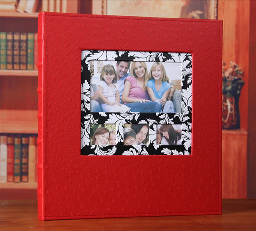 Frameless 600pcs Leather Cheap Photo Album Book Good Quality Family Large Capacity Phot Picture