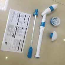 

Electric Clean Brush Wireless Hurricane Charge Cleaning Brush Home Bathtub Floor Auto Revolving Mop ABS resin and silica gel