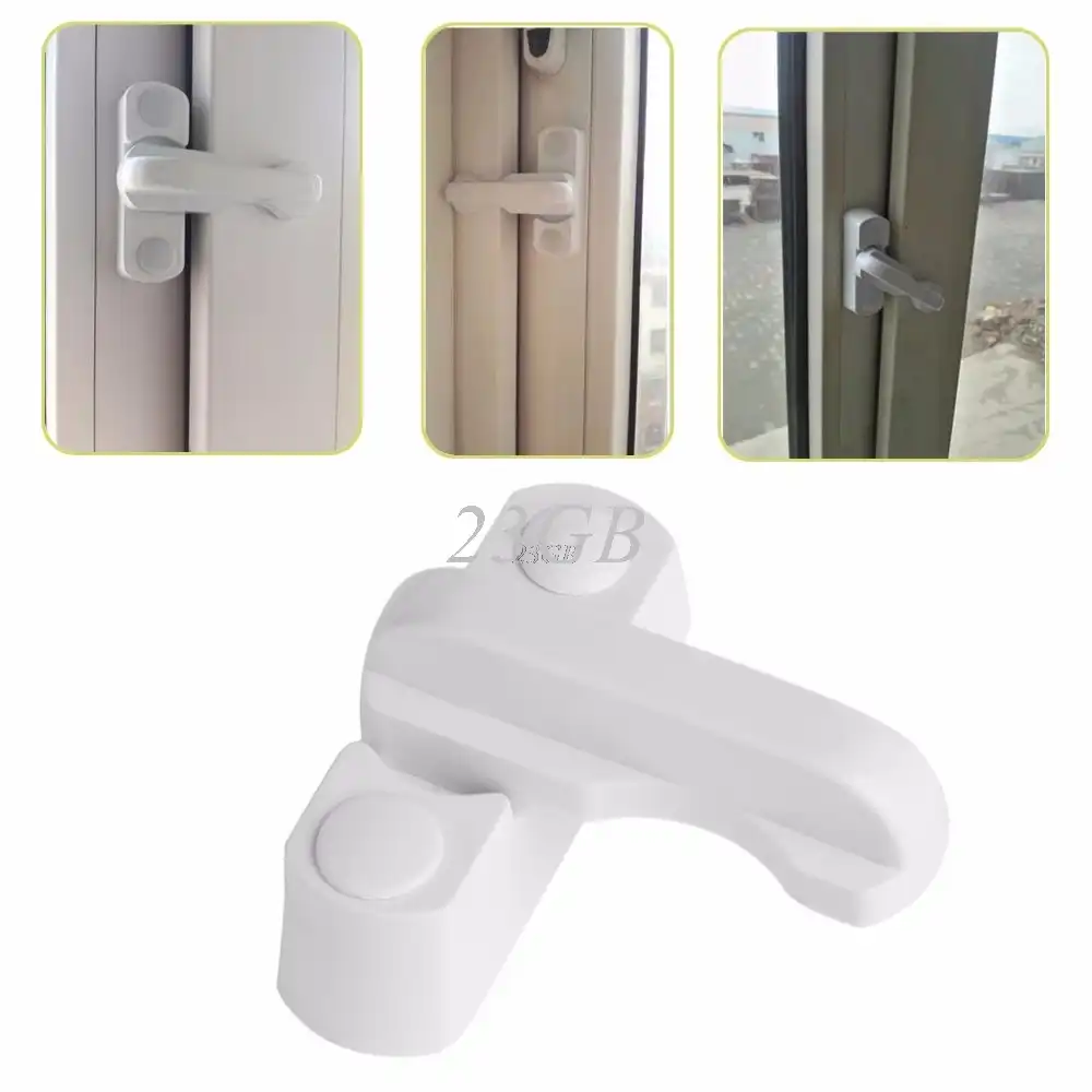 Plastic Child Safe Security Window Door Sash Lock Safety Lever