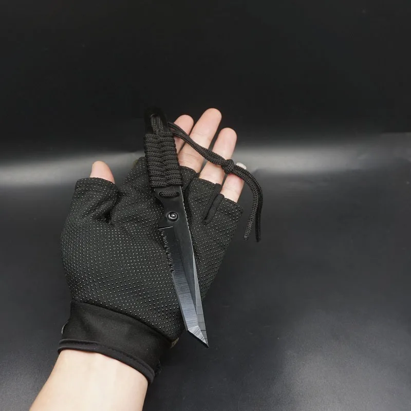 Охотничий нож с фиксированным лезвием, карманный тактический нож из нержавеющей стали, для самообороны, дайвинга, Прямые ножи, инструменты для повседневного использования