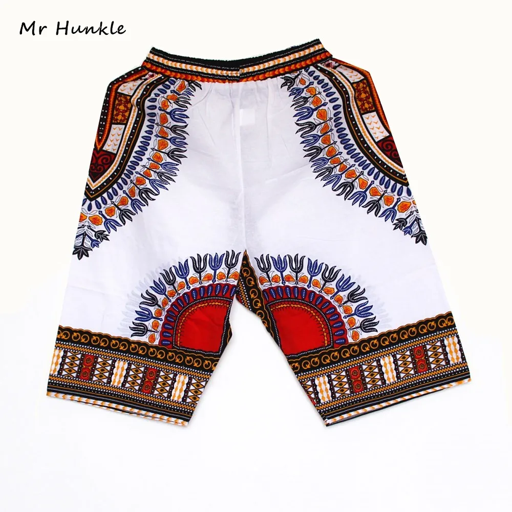 Модный дизайн африканская традиционная Печать Хлопок Дашики короткие мужские африканские пляжные шорты