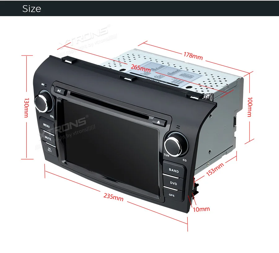 Best 7" Android 8.1 Oreo OS Car DVD Multimedia Navigation GPS Radio for Mazda 3 2004-2009 with Split Screen Function Support 22