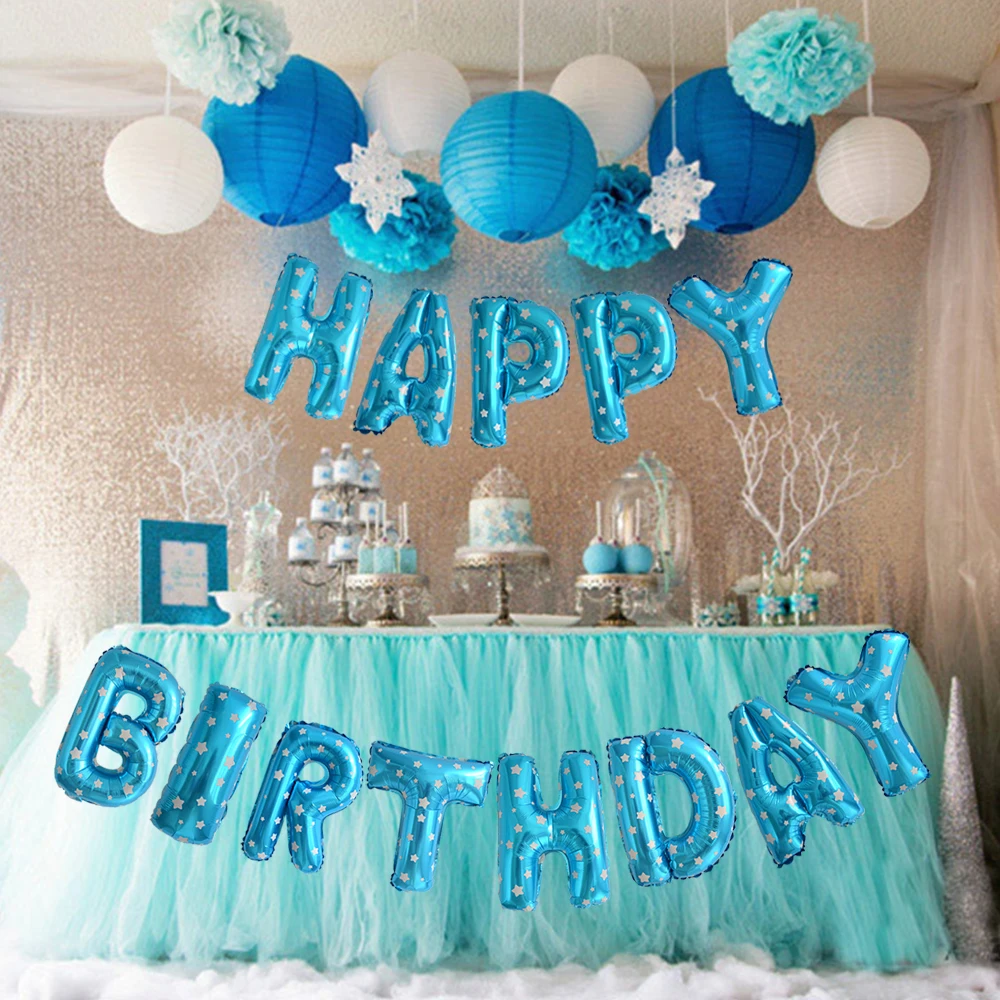 Happy Birthday Blue Decorate