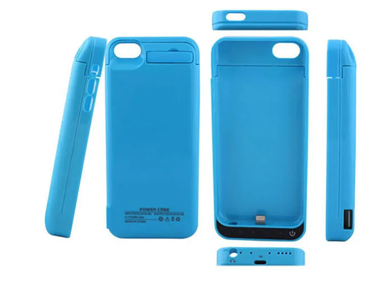 7 цветов мини Мощность чехол для iPhone 5S 5C 4200 мАч Портативный Зарядное устройство
