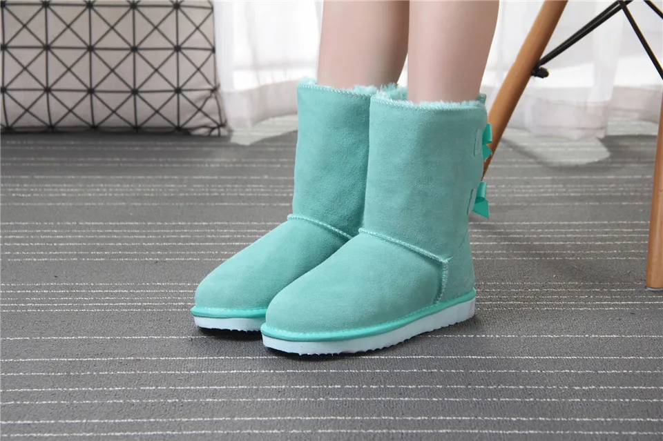 MBR FORCE/высококачественные Брендовые женские зимние ботинки; зимние ботинки из натуральной кожи; женские ботинки на шнуровке; Теплая обувь; zapatos