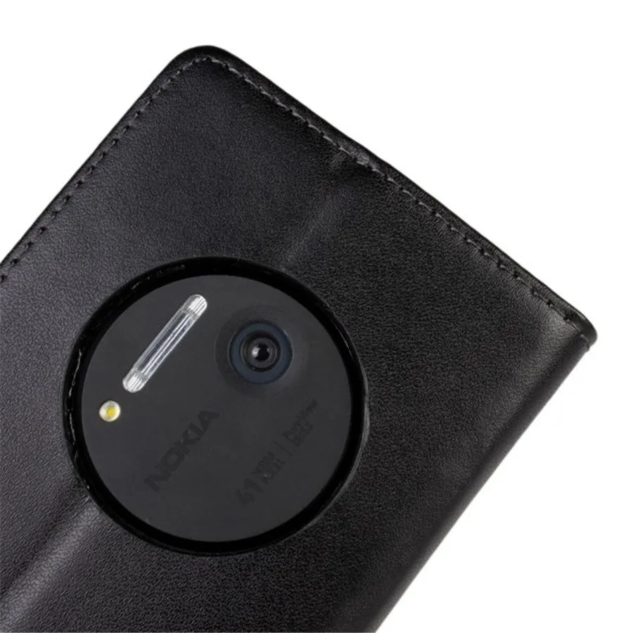 Genuine Leather Mobile Phone Case Flip Stand Design Wallet With Card Slot Cellphone Protection Accessories For Nokia Lumia 1020 Genuine Leather Mobile Phone Case Flip Stand Design Wallet With Card Slot Cellphone Protection Accessories For Nokia Lumia 1020