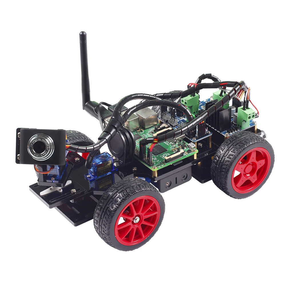  SunFounder App Controlled Robot Car Electronic Toys with Video Camera For Kid Adult Toy For Raspber