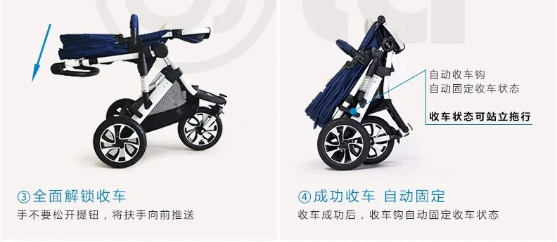 Высокое качество populay в матери для детских колясок 3-х колесный тележка Детская прогулка автомобиля