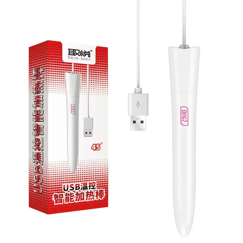 USB Heater Rod for font b Sex b font font b Dolls b font Male Silicone