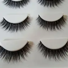 Новинка 60 пар натуральные 3D ресницы макияж мягкие ручной работы Толстые Поддельные крест накладные ресницы Модные женские Красота Горячая Распродажа