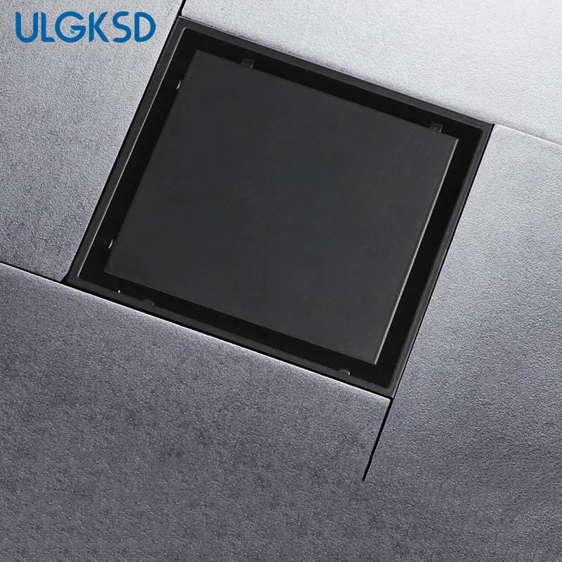 

Ulgksd Free Shipping Bathroom Shower Square Drain Strainer Oil Rubbed Bronze Finish New Style Factory Direct Sales