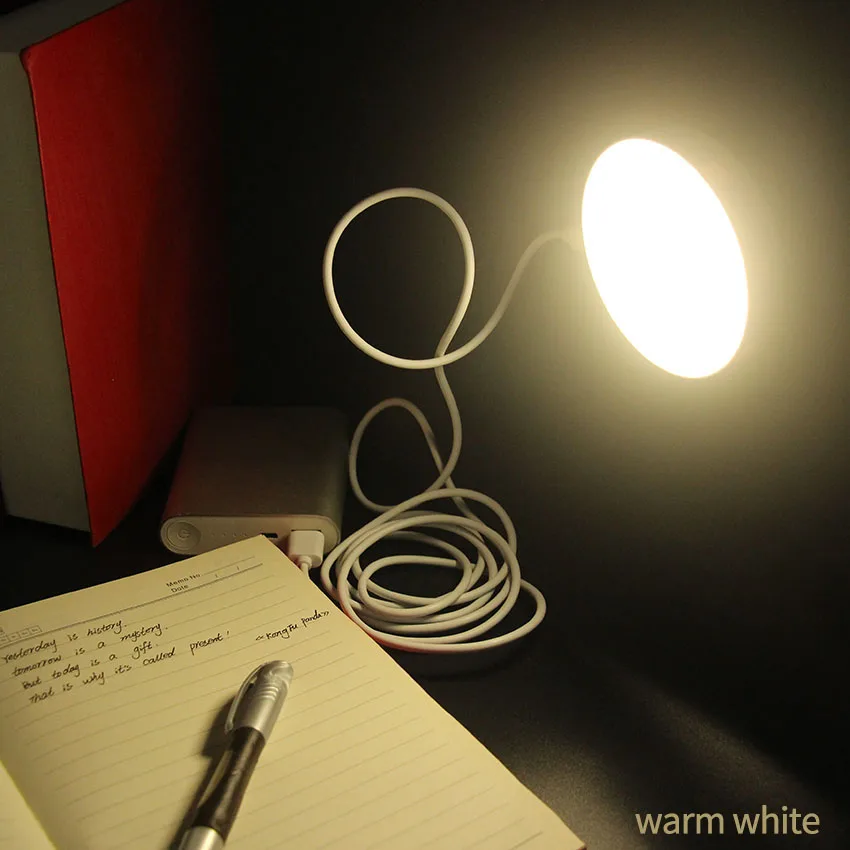

DC5V LED Night Light Mini USB 12 LEDs Book Lamp 2m wire For Bedside Baby nursery Breastfeeding Reading Notebook Power Bank power