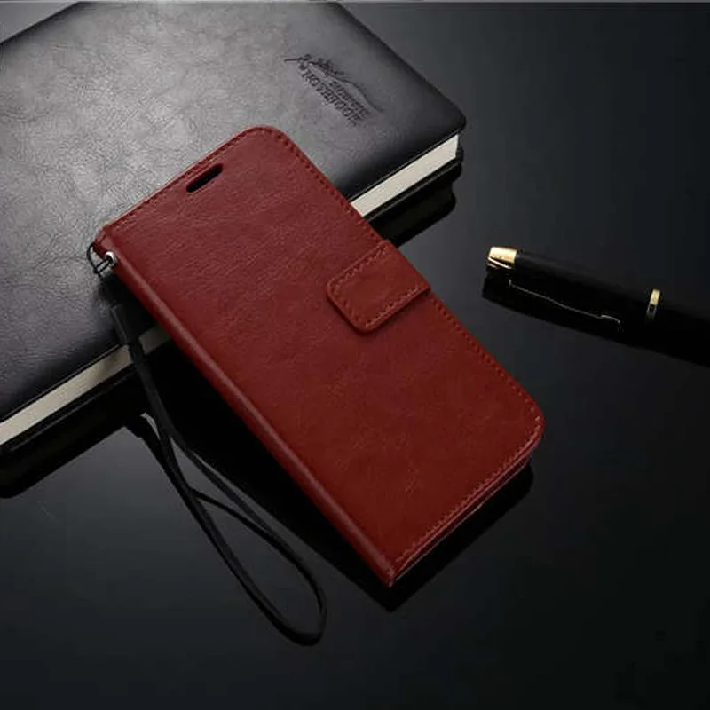 Чехол-книжка для Xiaomi Redmi 4x кожаный роскошный силиконовый чехол-книжка с