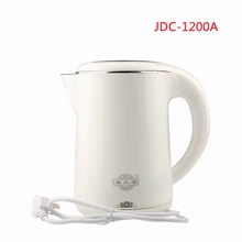 JDC-1200A, 304 л, безопасный Электрический чайник с функцией автоматического отключения, нержавеющая сталь, быстрый нагрев чайников белого цвета