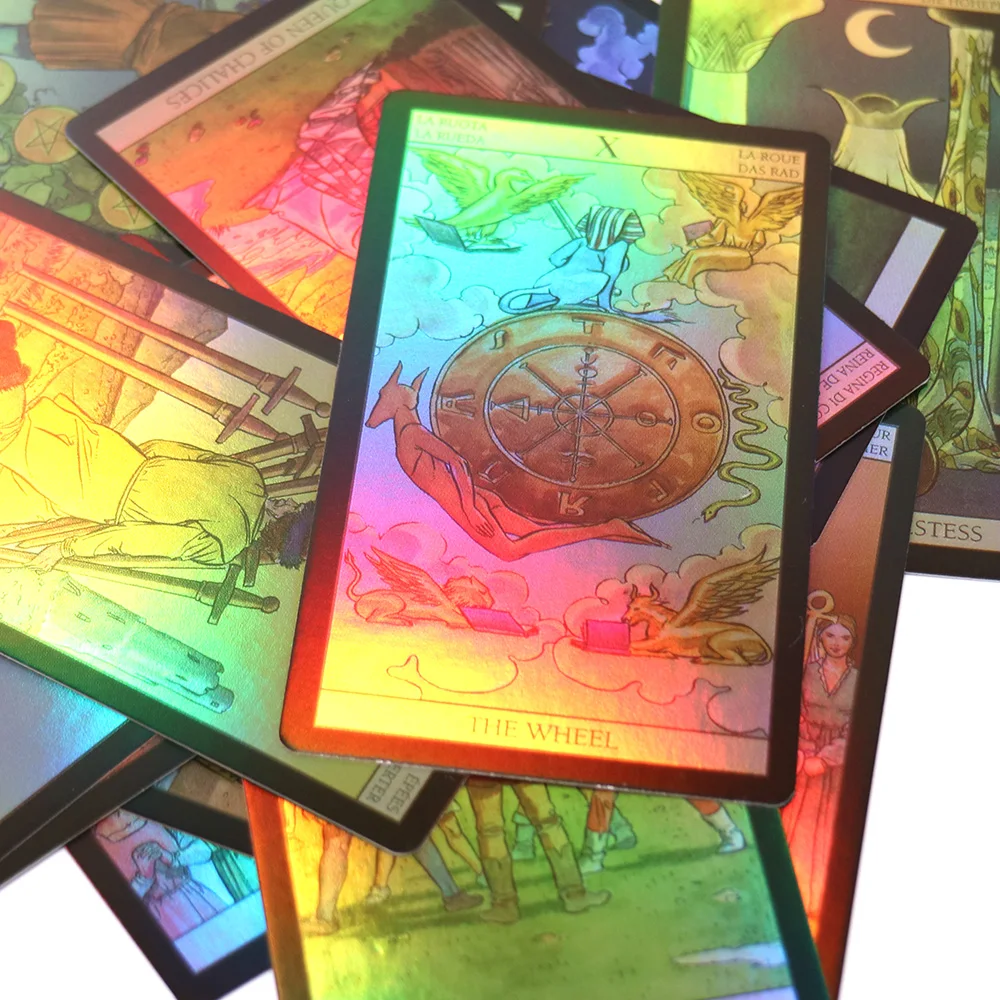 Английская испанская французская версия Shine Waite Tarot карты гадание Фортуна