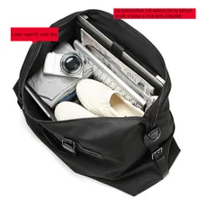 LONGJUNFEER, ПВХ, унисекс, диагональная дорожная сумка, для спорта на открытом воздухе, рюкзак для багажа, модный, портативный, большой емкости, водонепроницаемая сумка ZL029