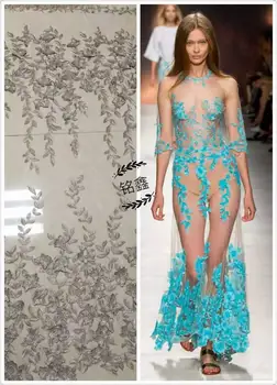 

DIY Lace Embroidery Lace Fabric Fashion Women's Accessories Clothes Franch Lace Net Fabric free shipping