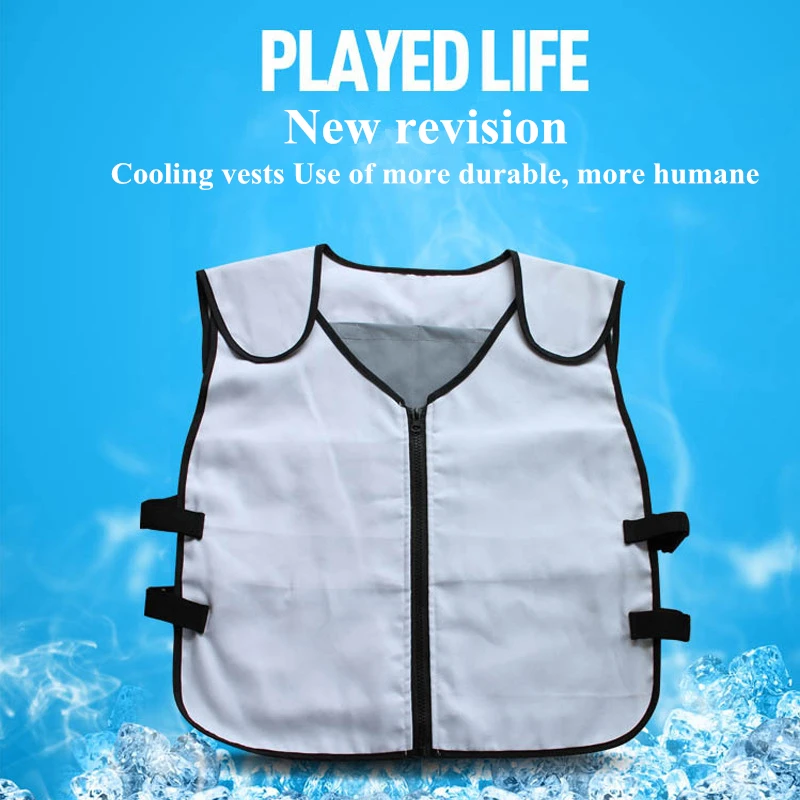 imágenes para Compras de la gota de alta temperatura protective clothing, verano chaleco de enfriamiento, trabajo en caliente de interior y al aire libre, mantenimiento de equipos de refrigeración imágenes para Compras de la gota de alta temperatura protective clothing, verano chaleco de enfriamiento, trabajo en caliente de interior y al aire libre, mantenimiento de equipos de refrigeración