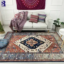 SunnyRain 1-piece Ретро коврики для гостиной коврики и ковры для спальни сопротивление скольжению