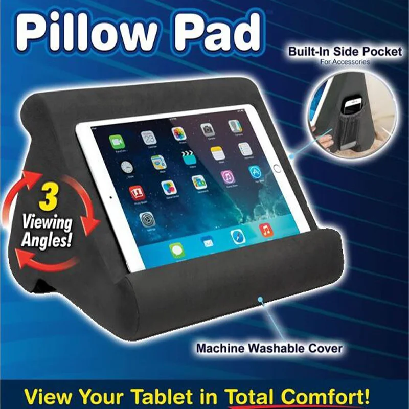 

IPad Tablet Stand Pillow Holder Phone Pillow Lap Stand Multi-Angle Soft Pillow Pad Lap Stand Smartphone Iphone Holder