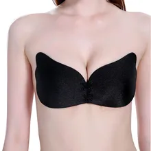 Прямая поставка Новое поступление сексуальные Для женщин Самоклеющиеся Без Бретелек повязки Наклеить Гель Силиконовый бюстгальтер пуш-ап невидимый бюстгальтер подарок# J05