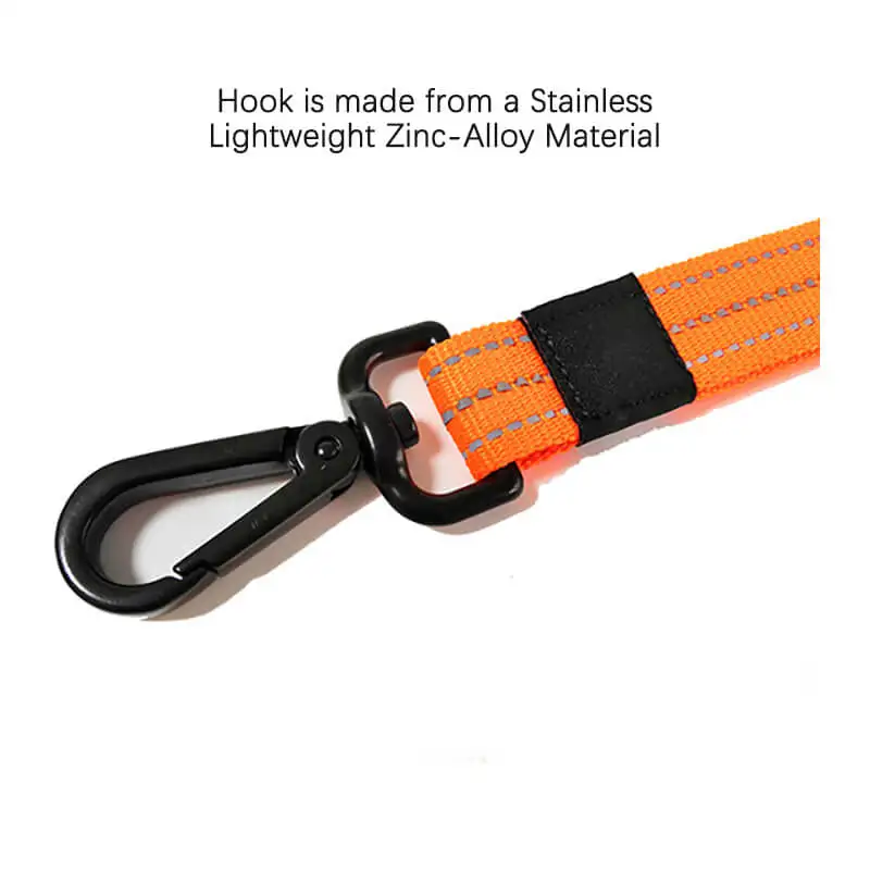 ANNIPET Reflective and Padded Nylon Pet Puppy Dog Leash&Car Seat Belt for Small Medium Large Dog with Bungee Walking Training ANNIPET Reflective and Padded Nylon Pet Puppy Dog Leash&Car Seat Belt for Small Medium Large Dog with Bungee Walking Training