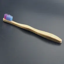 DR. PERFECT, 1 шт., детская мягкая бамбуковая зубная щетка, цветная зубная щетка для ухода за зубами, деревянная зубная щетка, нейлоновая щетка без бисфенола